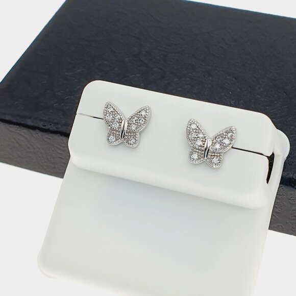 "925 sterling silver luxury CZ earrings for women/girls, Best for gift,RJUS2208 - Picture 11 of 11